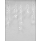 Светодиодная гирлянда (UL-00001410) Uniel занавес 220V белый ULD-E5505-196/DTK WHITE-BLUE IP20 STARS-1