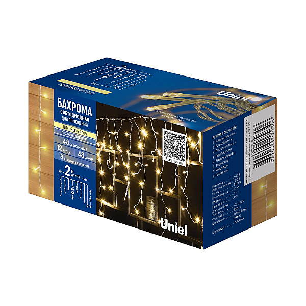 Гирлянда Uniel ULD-B2005-048/DTA WARM WHITE IP20 UL-00010872