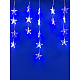 Светодиодная гирлянда (UL-00001410) Uniel занавес 220V белый ULD-E5505-196/DTK WHITE-BLUE IP20 STARS-1