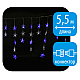 Светодиодная гирлянда (UL-00001410) Uniel занавес 220V белый ULD-E5505-196/DTK WHITE-BLUE IP20 STARS-1