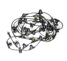 Уличная гирлянда Uniel (UL-00006440) UDL-K110 40/E27/10M IP65 BLACK BELT-LIGHT
