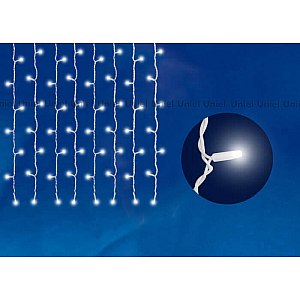 Светодиодная гирлянда (06738) Uniel занавес 220V белый ULD-C1515-160/DTA White IP20