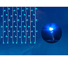 Светодиодная гирлянда (UL-00006420) Uniel занавес 220V синий ULD-C1510-160/DTA Blue IP20