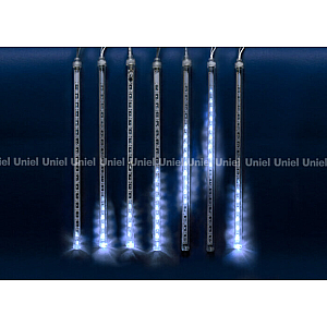 Уличная светодиодная гирлянда (11120) Uniel занавес 220V синий ULD-E2403-144/DTK BLUE IP44 METEOR