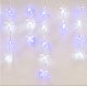 Светодиодная гирлянда (UL-00001410) Uniel занавес 220V белый ULD-E5505-196/DTK WHITE-BLUE IP20 STARS-1