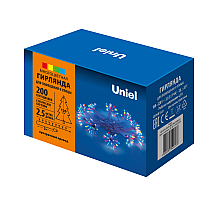 Гирлянда Uniel ULD-S0250-200/STA MULTI IP44 STARBURST