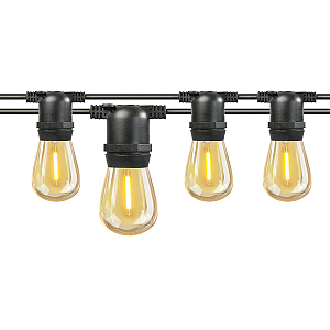 Гирлянда Белт Лайт General Gen-Beltlight-20M-40E27-IP65 Black 663006