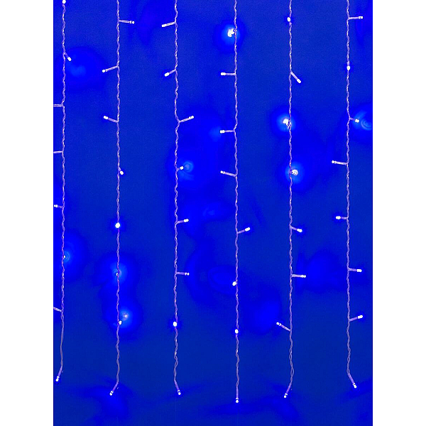 Светодиодная гирлянда Uniel бахрома (07950) синий ULD-B3010-200/DTA Blue IP20