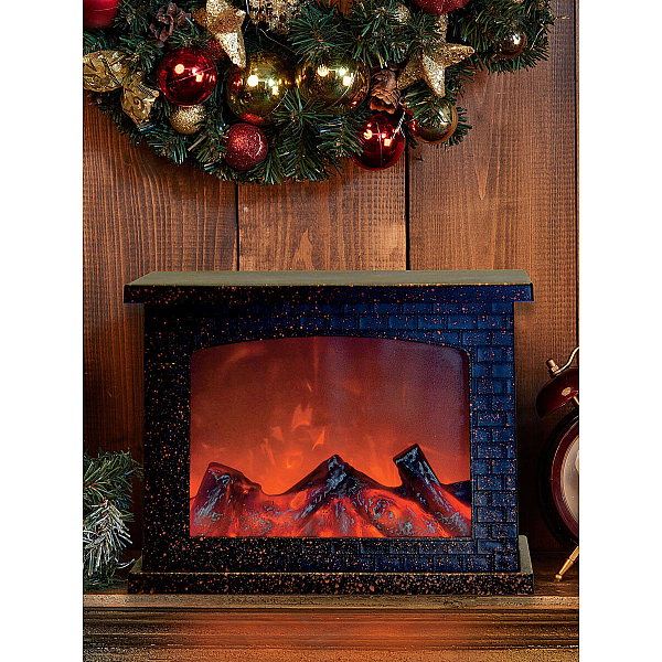 Фигурка светодиодная «Камин» Uniel (UL-00007291) ULD-L2821-005/DNB/Red Brown Fireplace
