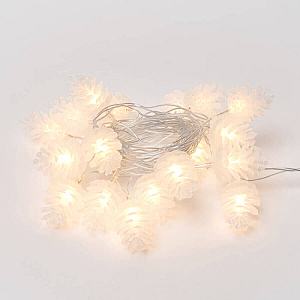 Светодиодная гирлянда (09582) Uniel шишки 220V белый ULD-S0280-020/DTA Warm White IP20 PINE CONES