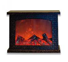 Фигурка светодиодная «Камин» Uniel (UL-00007291) ULD-L2821-005/DNB/Red Brown Fireplace