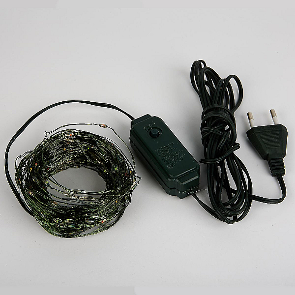 Гирлянда Роса Uniel ULD-S2000-200/DGA WARM WHITE IP20 DEW UL-00012079