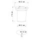 Ландшафтный светодиодный светильник Arte Lamp Piazza A6103IN-1SS