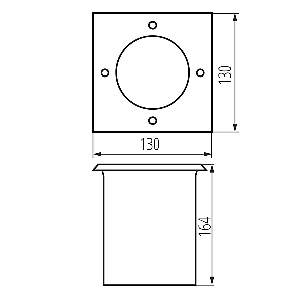 Грунтовый светильник Kanlux BERG AD-7L 36431