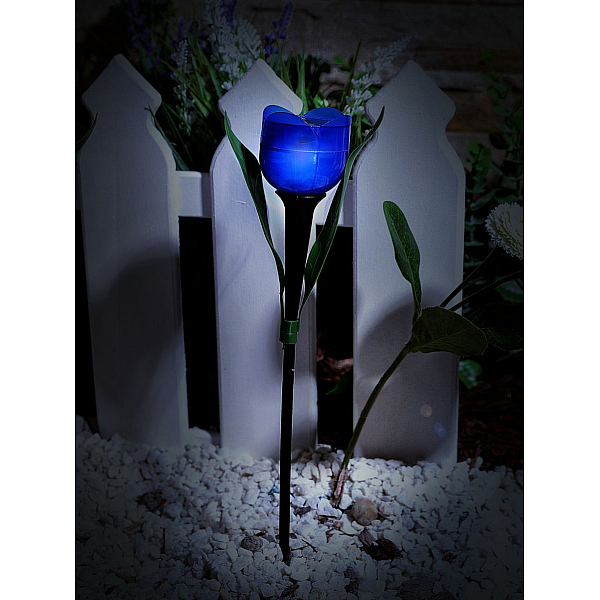 Светильник на солнечных батареях Uniel Promo USL-C-454/PT305 Blue Tulip UL-00004279