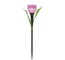Светильник на солнечных батареях (UL-00004276) Uniel Promo USL-C-451/PT305 Pink Tulip