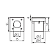 Грунтовый светильник Kanlux GORDO N 1W CW-L-SR 18192