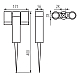 Грунтовый светильник Kanlux USTI SP 2X7 GR 36560