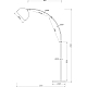 Торшер Arte Lamp Paolo A5822PN-1PB