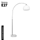 Торшер Arte Lamp A5823PN-1SS