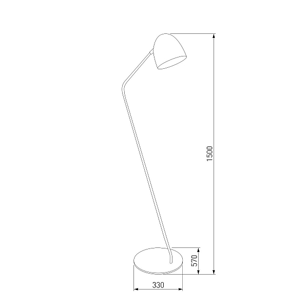 Торшер TK Lighting Soho 16162 Soho Black a071247