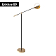 Торшер Eurosvet Grazia 01143/1 черный/золото a062045