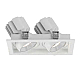 Встраиваемый карданный светильник Arlight MS-VORTEX-BUILT-S210x117-2x20W Warm3000 (WH-WH, 40 deg, 230V) (IP20 Металл) 057763