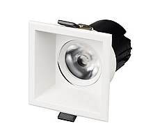Карданный светильник Arlight MS-FLOW-BUILT-S85x85-12W Day4000 (WH, 15 deg, 230V) (IP20 Металл) 055899