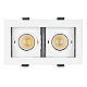 Встраиваемый светодиодный светильник Arlight CL-Kardan-S180x102-2x9W Warm 024127