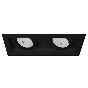 Встраиваемый светильник Arlight MS-VORTEX-BUILT-S170x90-2x12W Warm3000 (BK-BK, 40 deg, 230V) 058437