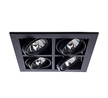 Встраиваемый светильник Arte Lamp Cardani A5930PL-4BK