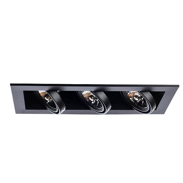Встраиваемый светильник Arte Lamp Technika A5930PL-3BK