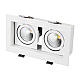 Встраиваемый светодиодный светильник Arlight CL-Kardan-S180x102-2x9W Warm 024127