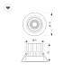 Встраиваемый светильник Arlight MS-VORTEX-BUILT-R110-20W Day4000 (BK-BK, 40 deg, 230V) 057953