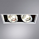Встраиваемый светодиодный светильник Arte Lamp Merga A8450PL-2WH