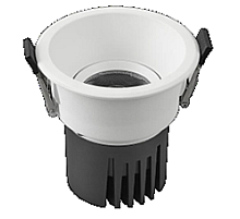 Карданный светильник Arlight MS-FLOW-BUILT-R85-6W Day4000 (WH, 38 deg, 230V) (IP20 Металл) 060948