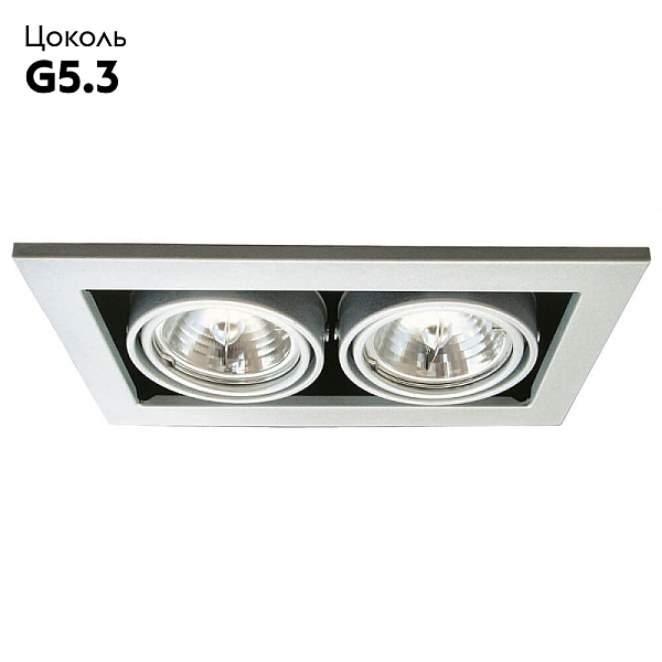 Встраиваемый светильник Arte Lamp Technika A5930PL-2SI