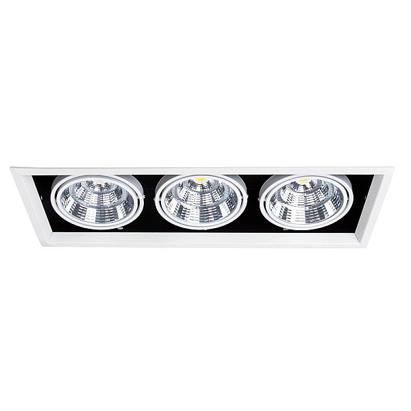 Встраиваемый светодиодный светильник Arte Lamp Merga A8450PL-3WH