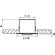 Встраиваемый светильник Lightstar Cardano 214117