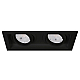 Встраиваемый светильник Arlight MS-VORTEX-BUILT-S170x90-2x12W Day4000 (BK-BK, 40 deg, 230V) 058438