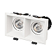 Карданный светильник Arlight MS-FLOW-BUILT-S157x85-2x12W Warm3000 (WH, 55 deg, 230V) (IP20 Металл) 055920