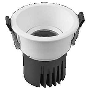 Карданный светильник Arlight MS-FLOW-BUILT-R85-12W Day4000 (WH, 55 deg, 230V) (IP20 Металл) 060912