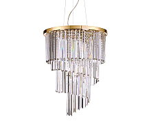 Подвесная люстра Ideal Lux Carlton SP12 Oro 213521
