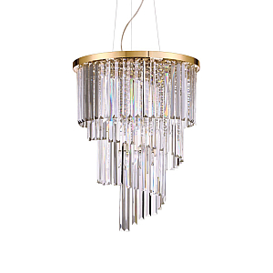 Подвесная люстра Ideal Lux Carlton SP12 Oro 213521