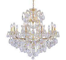 Подвесная люстра Crystal Lux Isabel SP11 Gold/Transparent