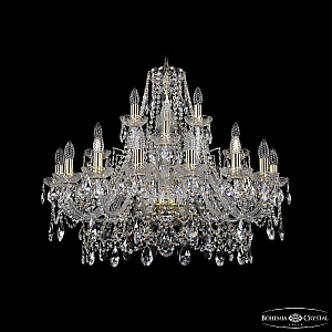 Подвесная люстра Bohemia Ivele Crystal 1411/16+8+4/300 G