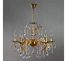 Подвесная люстра Ambiente Granada 2118/5 AB Leaf Crystal