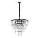 Подвесная люстра Nowodvorski Cristal L Black 7614
