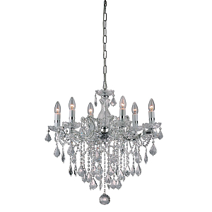 Подвесная люстра Ideal Lux Florian SP6 Cromo 035628