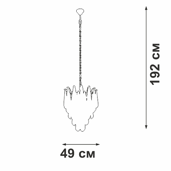 Подвесная люстра Vitaluce V5886-8/7